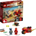 Produktbild: LEGO 71734 NINJAGO Kais Feuer-Bike, Motorrad Spielzeug Set mit Figuren, ab 4 Jahre