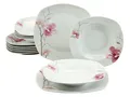 Produktbild: CreaTable Tafelservice Amelie Aiko, Tafel-Service 12-tlg (12-tlg), 6 Personen, Porzellan, Blumendekor