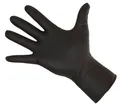 Produktbild: Kerbl 15320 Nitrile Lang Schwarz Einmalhandschuhe, 30cm Länge, S, 50 Stück