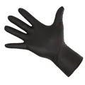 Produktbild: Kerbl Nitrilhandschuhe Long Black 300mm, 50 Stück, Größe S