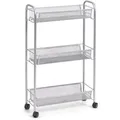 Produktbild: Zeller Rollwagen Mesh 3-lagig 70,5 cm x 17 cm x 44 cm Silber