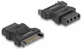 Produktbild: Delock Laufwerk, Strom Adapter [1x Molex 4pol Buchse - 1x SATA-Strom-Stecker 15pol.]
