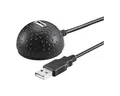 Produktbild: Goobay USB-Kabel, USB 2.0-Stecker (Typ A), USB 2.0-Buchse (Typ A), Stecker / Buchse (150 cm), mit Standfuß