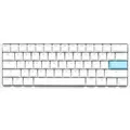 Produktbild: Ducky DKON2061ST, Kabelgebunden, USB, Mechanischer Switch, QWERTZ, RGB-LED, Weiß - Weiß