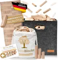 Produktbild: MaderaBlocks 200-1.600 Holzbausteine Natur, 100 % Made in DE, Bauklötze, Bausteine Spielbauklötze, Baumpflanzung - Made in Germany (Ravensburg)