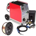 Produktbild: EasyMIG 210 AM MIG MAG Schutzgas Schweißgerät + MB15 Brenner + 15kg 0,8 mm Draht AWZ