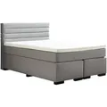 Produktbild: Sun Garden BX 1750 Kokomo Boxspringbett Holzwerkstoff/Stoff mit Federkernmatratze - Braun
