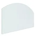 Produktbild: vidaXL Kaminofen Glasplatte Kaminplatte Kaminglas Ofenglas Bodenplatte Funkenschutzplatte Glasbodenplatte Kaminbodenplatte 80x50cm