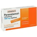 Produktbild: Paracetamol ratiopharm 1000mg Zäpfchen