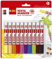 Produktbild: Marabu Lackmarker Marabu 314000000002 Marabu KiDS Textilmarker, 10 x 3 ml, 10er Blister