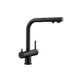 Produktbild: BLANCO FONTAS-S II Filter | Küchenarmatur in schwarz matt | Hochdruck | Mit herausziehbarem Schlauch | Rückflussverhinderer | wassersparend | Filter wird zusätz. benötigt | [16,6x26,4x30,6 cm]