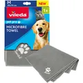 Produktbild: Vileda Pet Pro Microfaser-Handtuch M, grau