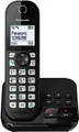 Produktbild: Panasonic KX-TGC462GB - Schnurlostelefon - Anrufbeantworter mit Rufnummernanzeige - Schwarz + zusätzliches Handset (KX-TGC462GB)