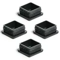 Produktbild: Lamellenstopfen Vierkant Rohrstopfen Stopfen Kappen Rohrkappen, 4 Stück 45x45 mm
