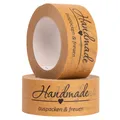 Produktbild: Packband „Handmade – auspacken & freuen“ 50mmx50m bedruckt – mit Naturkautschuk