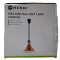 Produktbild: HENDI Wärmelampe, Konisch, Inkl. Bruchsicher Infrarotlampe, E27 Fassung, 230V