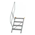 Produktbild: MUNK Aluminium-Treppe Stufen 45° 4 Stufen