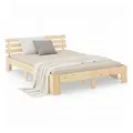 Produktbild: Homestyle4u Bett 180x200 mit Lattenrost Holzbett Massivholz Kiefer Doppelbett Schlafzimmer