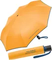 Produktbild: United Colors of Benetton Taschenregenschirm Mini Automatik FS 2024 - saffron, leuchtende Modefarben mit kontrastreichem Saum