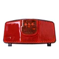 Produktbild: Fahrrad LED Rücklicht Gepäckträgermontage mit Reflektor 3 LED´s Retro Design