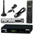 Produktbild: netshop 25 Set: Comag SL65T2 DVB-T2 Receiver (3 Monate FREENET TV) HDMI Kabel, HDTV, PVR Ready, HD USB Mediaplayer, HDMI & SCART Ausgang, schwarz