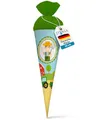 Produktbild: itenga Geschwisterschultüte 35cm für Kinder Geschenkverpackung Schultüte klein Kindergarten Zuckertüte (Bauernhof Traktor)