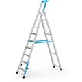Produktbild: ZARGES Stehleiter einseitig Nova S silber 8 Stufen, H: 249,0 cm