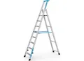 Produktbild: ZARGES Stufenleiter klappbar, einseitig begehbar, mit Ablageschale, für leichten Einsatz, 8 Stufen inkl. Plattform