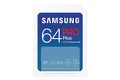 Produktbild: Samsung PRO Plus SD-Karte, 64 GB, UHS-I U3, Full HD & 4K UHD, 180 MB/s Lesen, 130 MB/s Schreiben, Speicherkarte für Spiegelreflexkameras und Systemkameras , MB-SD64S/EU