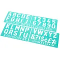 Produktbild: LINEX® Buchstabenschablonen-Set grün