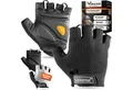 Produktbild: Valkental Fahrradhandschuhe Fingerlose Radhandschuhe für Herren & Damen Gepolstert rutschfest, weich & atmungsaktiv