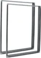 Produktbild: Natural Goods Berlin Möbelkufen RECHTECK, Tischkufen, Tischbeine, Tischgestell, Esstisch, Bank, Couchtisch, Industrial, B50XH100 cm, 2 Stück