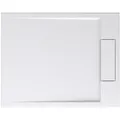 Produktbild: Mai & Mai Duschwanne Mineralguss Duschwanne Duschtasse Superflach Geoma04, Rechteckig weiß Rechteckig | 100 cm x 4 cm x 120 cm