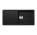 Produktbild: Schock Granitspüle Schock Cristalite Formhaus D-100 L A Nero GNE Exzenterbedienung, 0/0 cm