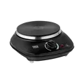 Produktbild: 5901890068932 Kuchenka elektryczna przenośna pojedyncza czarna 1000W Teesa