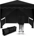Produktbild: Kronenburg Faltpavillon 3x3 m wasserdicht - Gartenpavillon, Partyzelt stabil, UV-Schutz 50+, mit 4 Seitenteilen, Wetterfester Schutz, Leichter Aufbau, Inklusive Tragetasche & Zubehör