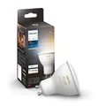 Produktbild: Philips Hue White Ambiance GU10 LED Spots 1er Pack (350 lm), dimmbare LED Lampe für das Hue Lichtsystem mit allen Weißtönen, smarte Lichtsteuerung über Sprache und App