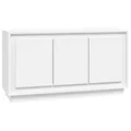Produktbild: vidaXL Sideboard, Kommode mit viel Stauraum, Mehrzweckschrank Anrichte für Wohnzimmer, Schrank Beistellschrank, Modern, Weiß Holzwerkstoff