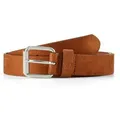 Produktbild: TOM TAILOR Denim Ledergürtel Belts TTDOLLY Velourledergürtel mit eckiger Dornschließe braun 85