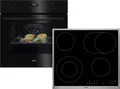 Produktbild: AEG AB12B Set Backofen BEK43511XB + Glaskeramikkochfeld HK634060XB
