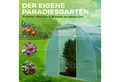 Produktbild: GARMIO Gewächshaus Foliengewächshaus, Folientunnel für Aufzucht CARINI 6x3x2 m, aufrollbare Tür, einfaches Stecksystem, leichter Aufbau, mit Tür, mit PE-Folie, winterfest, aufrollbare Folie, zur Anzucht, 12 Fenster