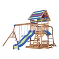 Produktbild: Spielhaus für Kinder mit Rutsche, Sandkasten, Schaukel, Backyard Discovery