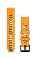 Produktbild: Garmin QuickFit, 22 mm SparkOrange/Graphit-Silikonband