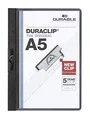 Produktbild: DURABLE Hunke & Jochheim Klemm-Mappe DURACLIP® A5, Hartfolie, 30 Blatt, transparent/schwarz