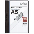 Produktbild: 2 bis 50x DURABLE Klemmhefter DURACLIP, DIN A5, schwarz - SPARE BIS ZU 69%