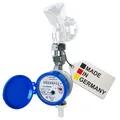 Produktbild: Wasserzähler Garten geeicht 2026 Wasseruhr MADE IN GERMANY Gartenwasserzähler...