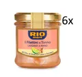 Produktbild: 6x Rio Mare Filetti Lime e Zenzero Thunfischfilets Limette und Ingwer 130g
