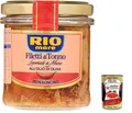 Produktbild: 12x Rio Mare Thunfischfilets Olivenöl Chili 130g+Polpa