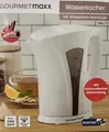Produktbild: Wasserkocher GOURMETmaxx 1,7L  2200W Teekocher weiß
