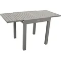 Produktbild: Degamo - Balkon-Ausziehtisch tirana 70/140x70cm, Aluminium silbergrau